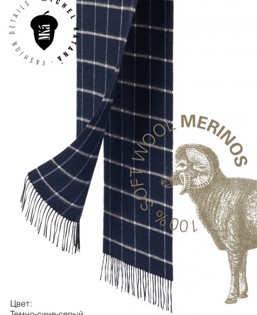 Шарф Унисекс FTQ.W220_VN2017-15/NAVY